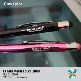 CANETA METAL TOUCH 2088