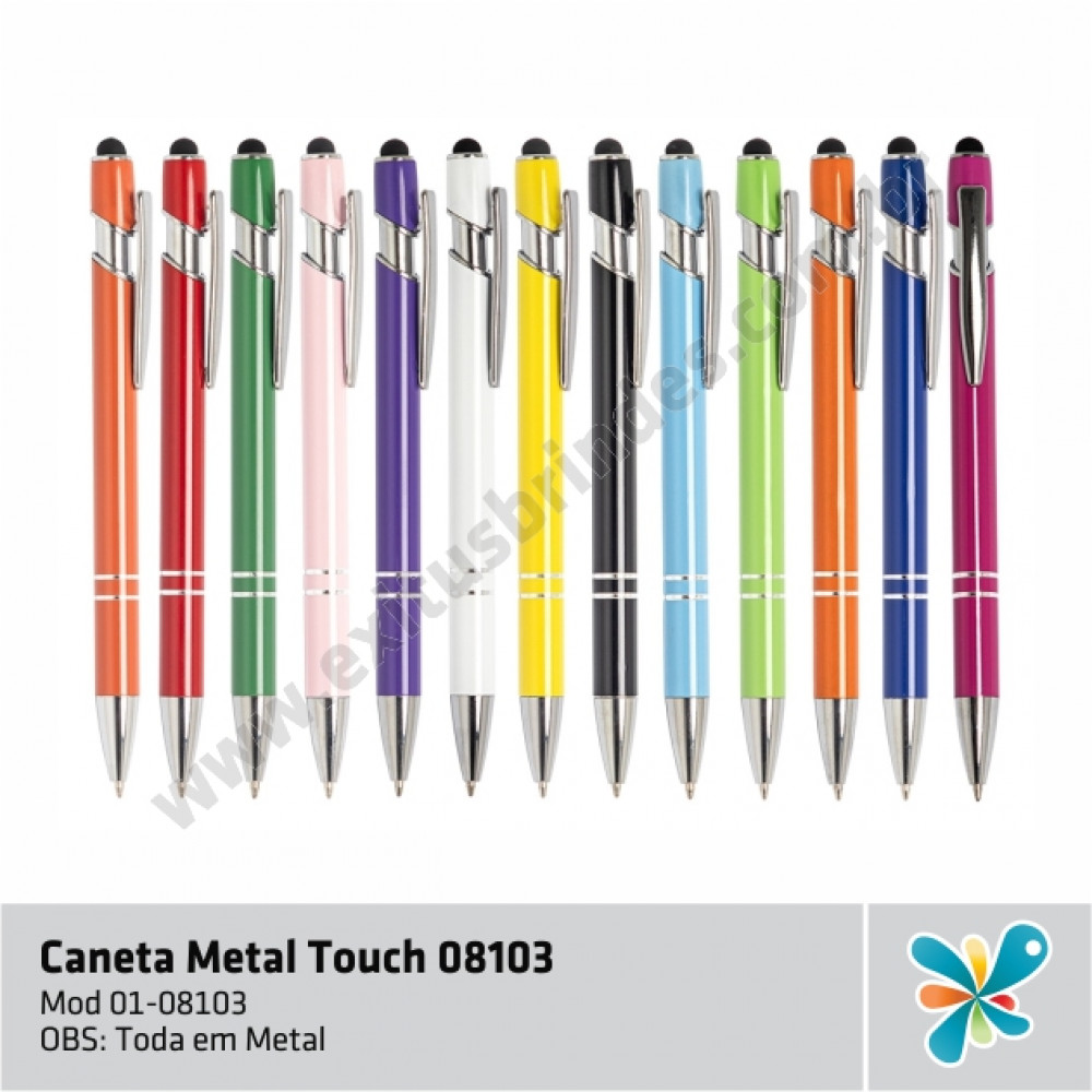 Caneta Metal Touch 08103