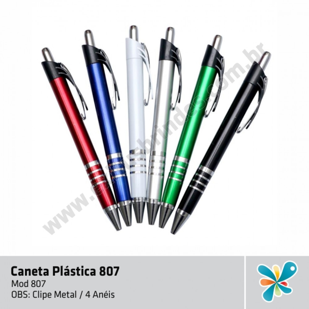 Caneta Plástica 807