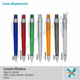 Caneta Plástica 00204