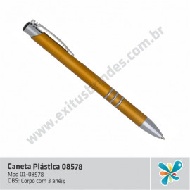 Caneta Plástica 08578