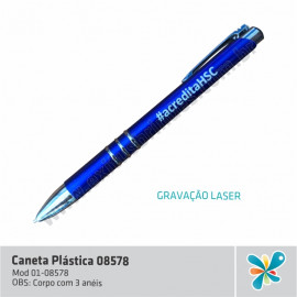 Caneta Plástica 08578