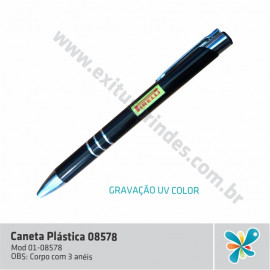 Caneta Plástica 08578