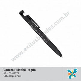 Caneta Plástica Régua