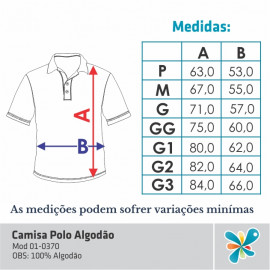 Camisa Polo Algodão Premium 