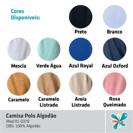 Camisa Polo Algodão Premium 