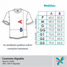 Camiseta Algodão 