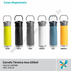 Garrafa Térmica Inox 630 ml