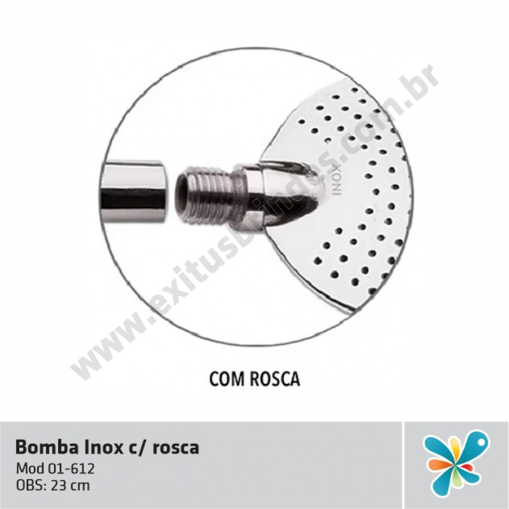 Bomba Inox c/ rosca