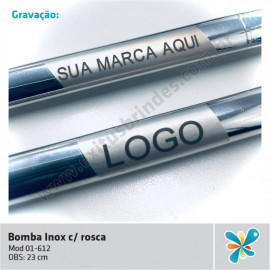 Bomba Inox c/ rosca