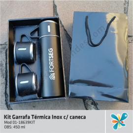 Garrafa Térmica c/ Caneca (Promo)