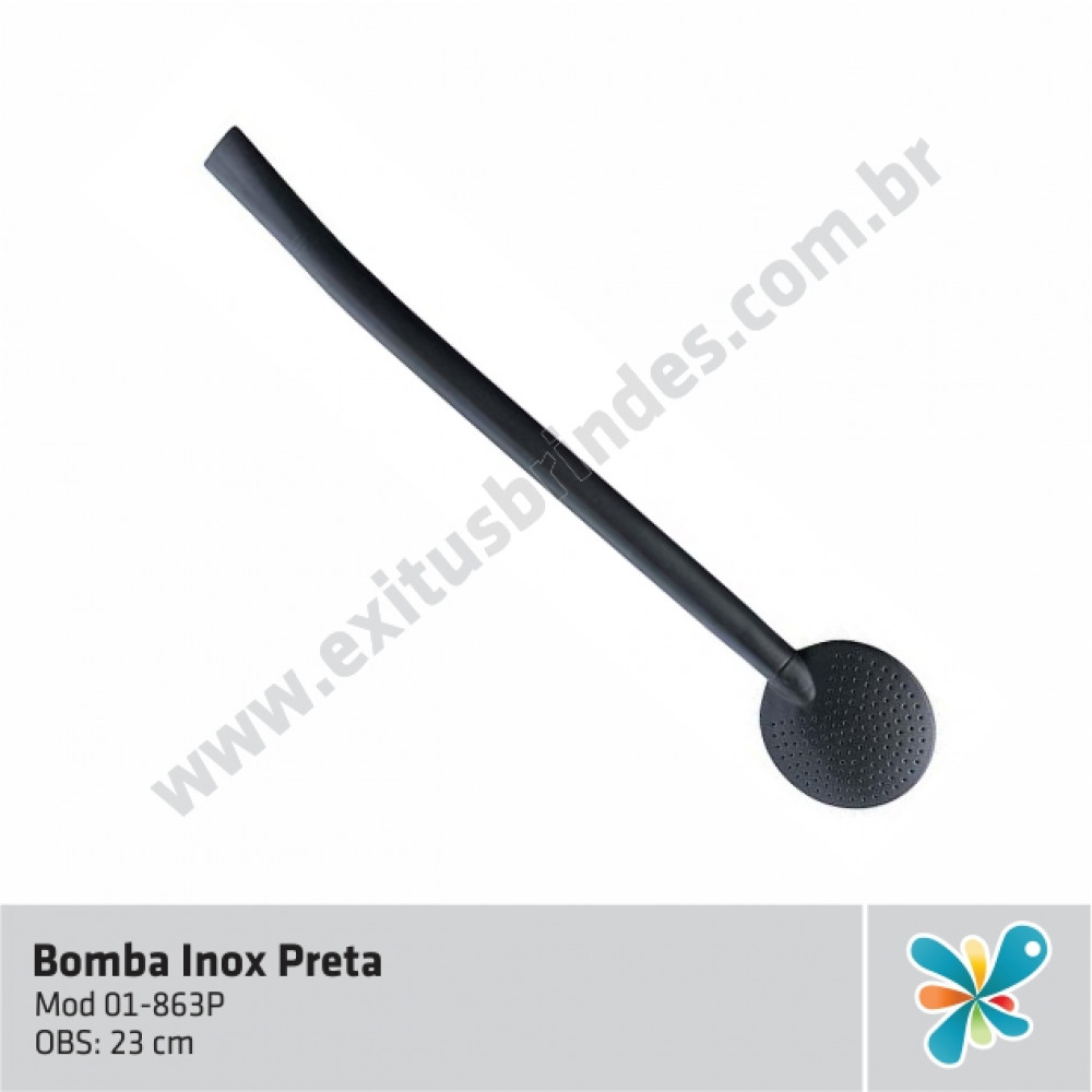 Bomba Inox Preta