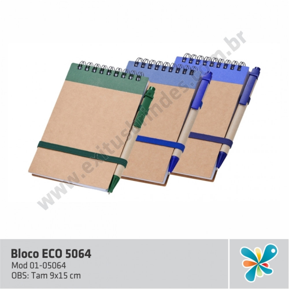 Bloco ECO c/ caneta Bloco ECO c/ caneta