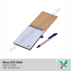 Bloco ECO c/ caneta