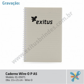 Caderno Wire-O P A5