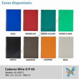Caderno Wire-O P A5