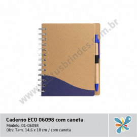 Caderno ECO 06098 com Caneta