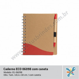 Caderno ECO 06098 com Caneta