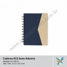 Caderno ECO Auto Adesivo