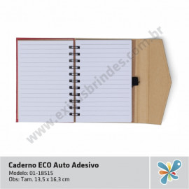 Caderno ECO Auto Adesivo