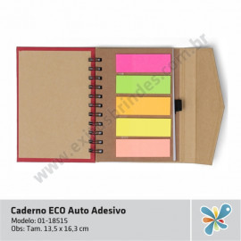 Caderno ECO Auto Adesivo