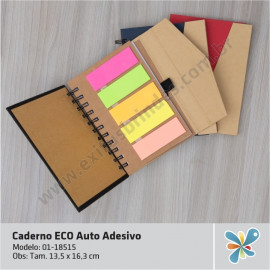 Caderno ECO Auto Adesivo