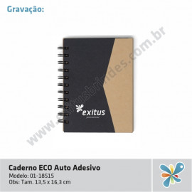 Caderno ECO Auto Adesivo
