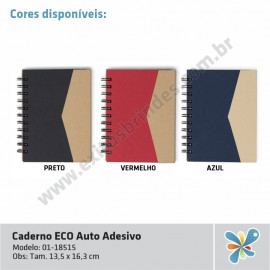 Caderno ECO Auto Adesivo