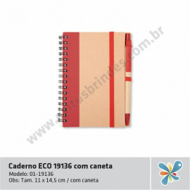 Caderno ECO 19136 com caneta