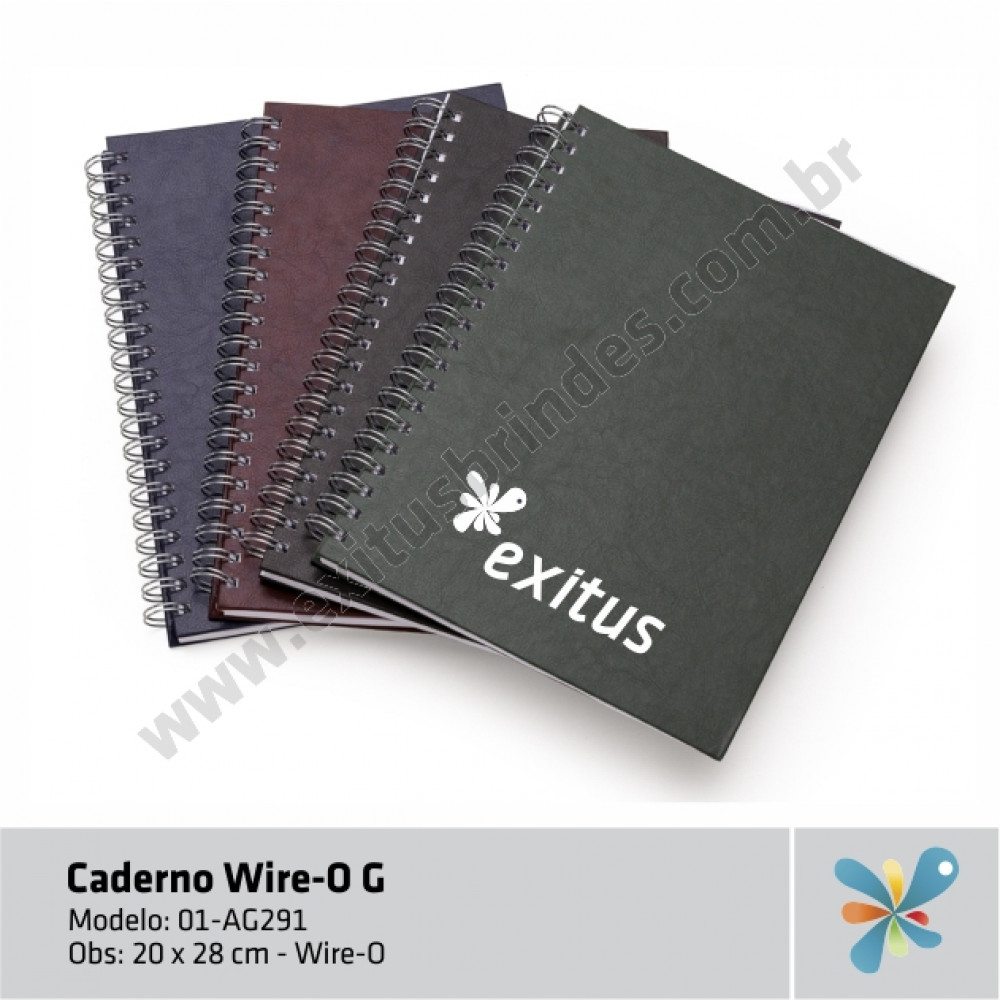 Caderno Wire-O G