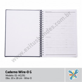 Caderno Wire-O G