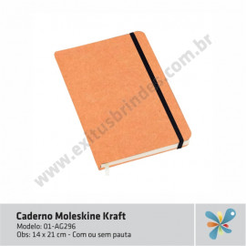 Caderno Moleskine Kraft