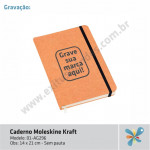 Caderno Moleskine Kraft