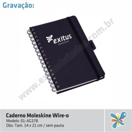 Caderno Moleskine Wire-o