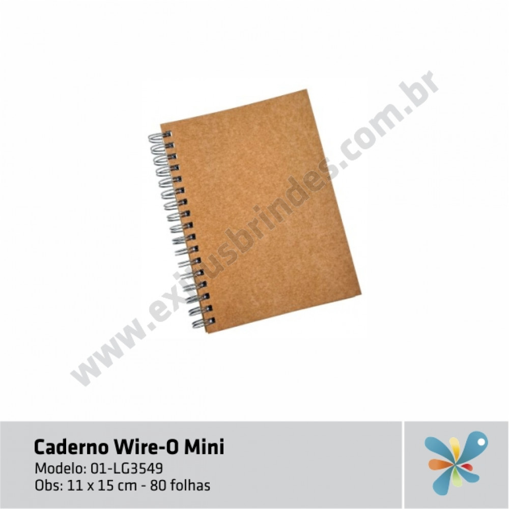 Caderno Wire-O Mini 