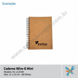 Caderno Wire-O Mini 