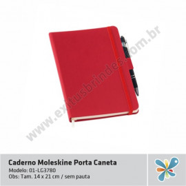 Caderno Moleskine Porta Caneta