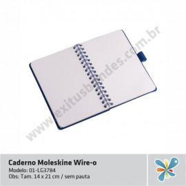Caderno Moleskine Wire-o Porta Caneta