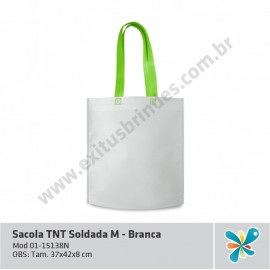 Sacola TNT Soldada M - Branca