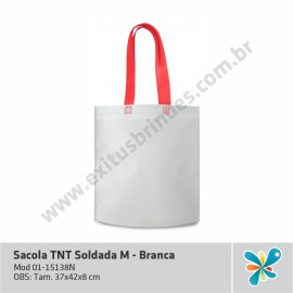 Sacola TNT Soldada M - Branca