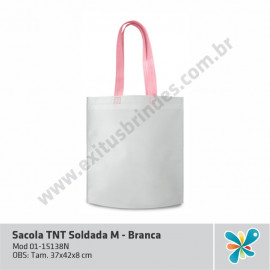 Sacola TNT Soldada M - Branca