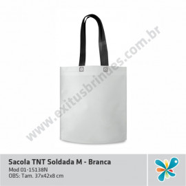 Sacola TNT Soldada M - Branca