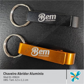 Chaveiro Abridor Alumínio 
