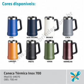 Caneca Térmica Inox 700 ml