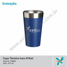 Copo Térmico Inox 473ml