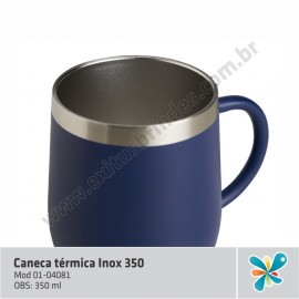 CANECA TÉRMICA INOX 350 