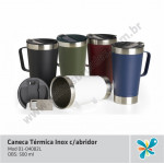 Caneca Térmica Inox C/abridor