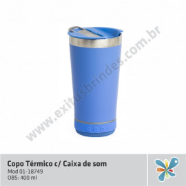 Copo Térmico c/Caixa de Som