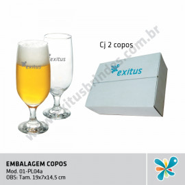 Caixa para Cj copos