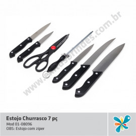 Estojo Churrasco 7 pç